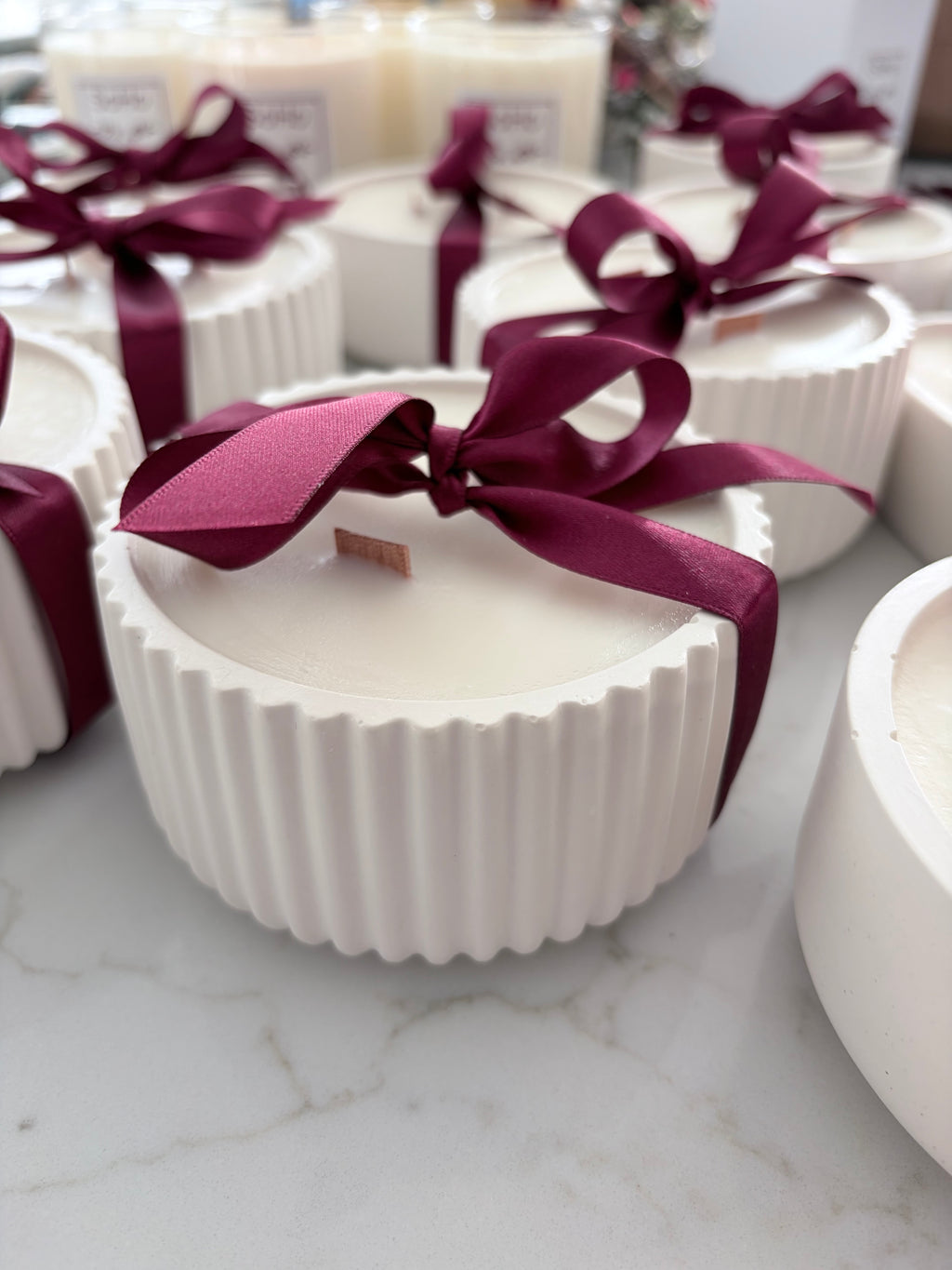 Scandinavian - Handmade Ridge Candle Bowl - 270g