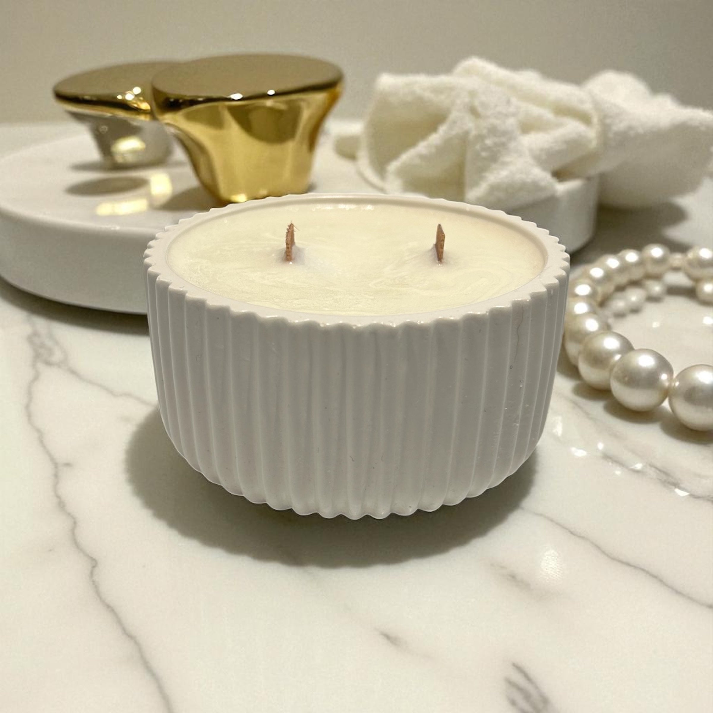 Scandinavian-Style Handmade Candle Bowl - 270g