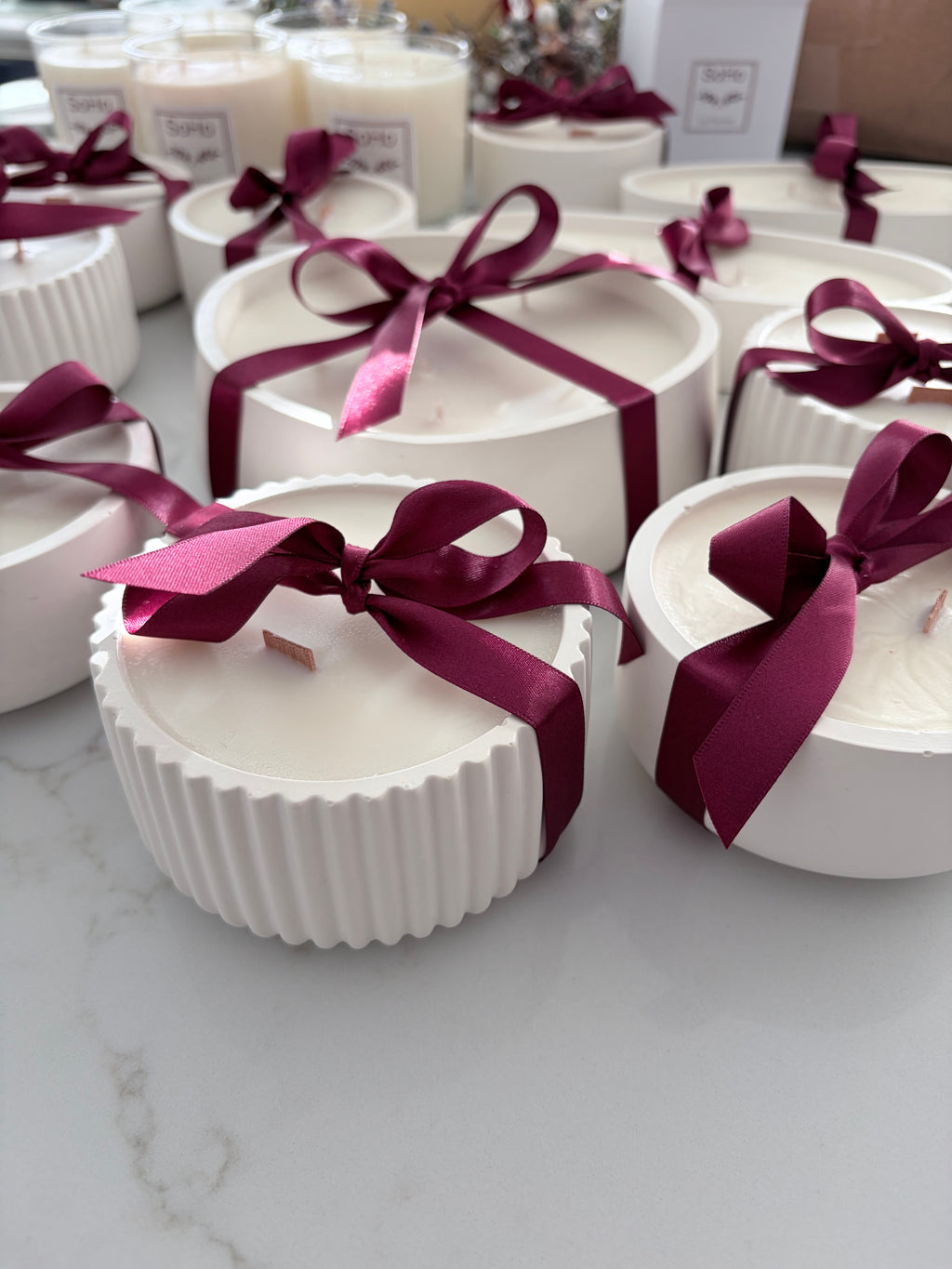 Scandinavian - Handmade Ridge Candle Bowl - 270g