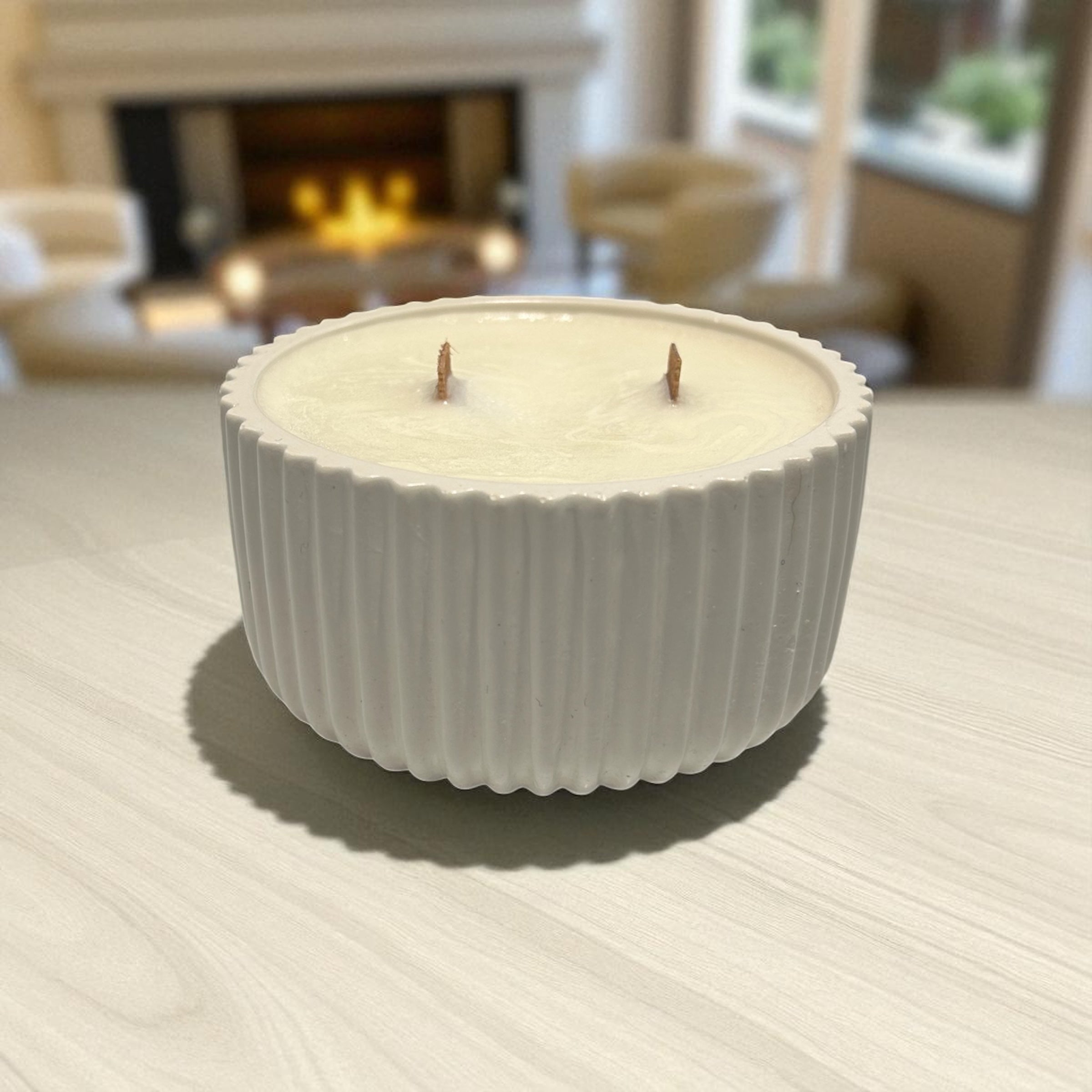 Scandinavian-Style Handmade Candle Bowl - 270g